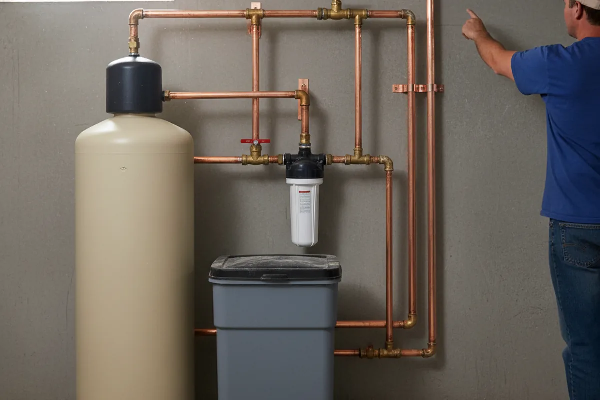 Whole-house water treatment system installed in Summers